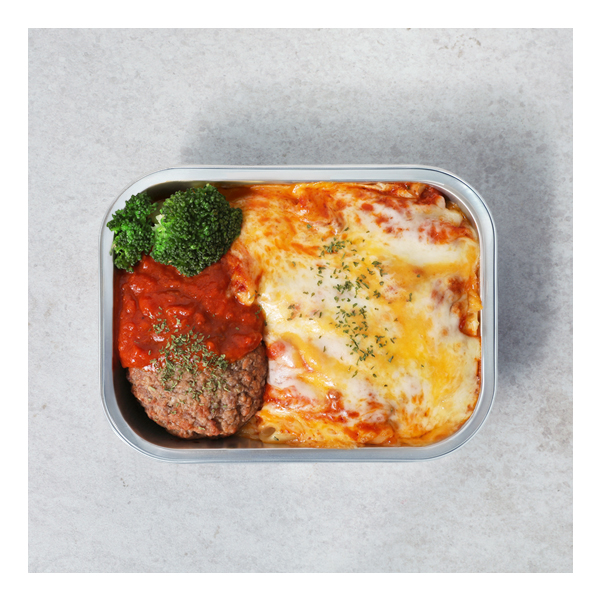 Hamburg Steak & Cheese Pasta